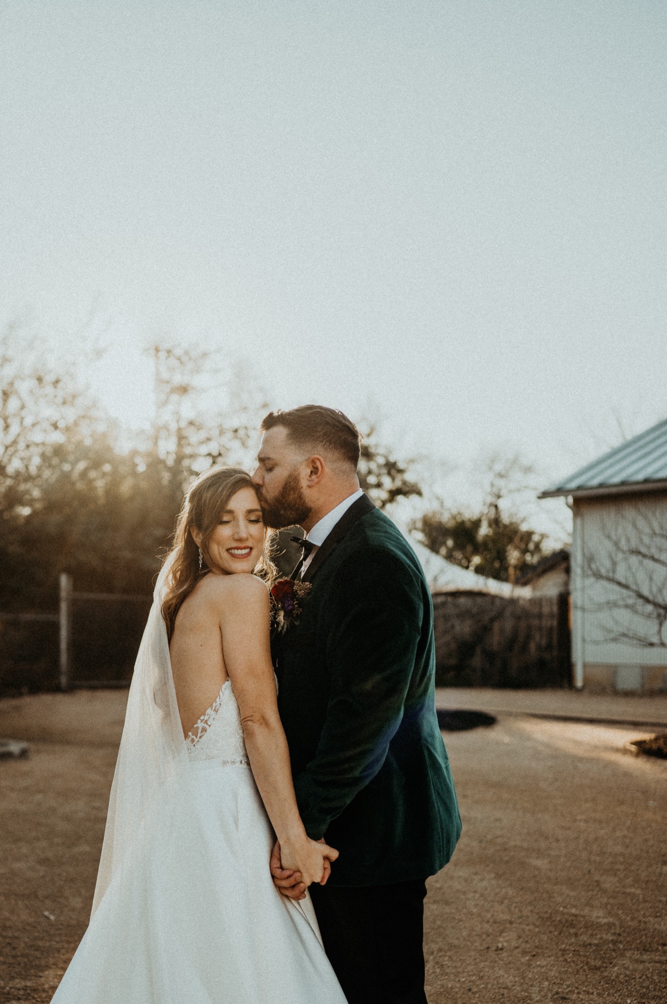 Bride and partner after wedding hair and makeup by Project Artistry